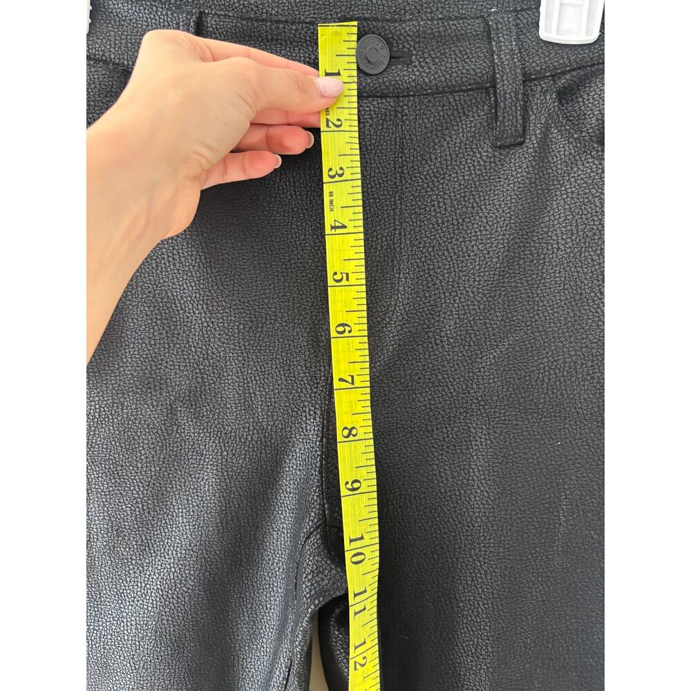 Chico's Black Faux Leather Skinny Pants Size 0R - Picture 4 of 8
